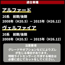 20系 アルファード ヴェルファイア ダッシュボードマット カバー 前期 後期 ダッシュマット 日焼け防止 トヨタ TOYOTA ドレスアップ_画像8