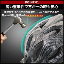 自転車 ヘルメット サイクリング マウンテン 大人 子供 スケボー バイク 黒 軽量 PVC ロード スケート クロス ヒルクライム バイザー_画像3