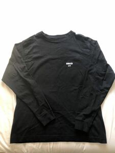 UNIFORM EXPERIMENT FRAGMENT : UNICO / L/S WIDE CUT&SEWN （BLACK 1）