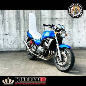 【全国送料無料■期間限定 】カワサキ バリオスⅡ型 / ZR250B ☆ KingRoad88 / 3段シート / エナメル / ホワイト 三段シート