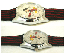 新品保管品！ 動作品　1970年代製　セイコー ミッキーマウス3針腕時計 5000-7000 手巻き アンティーク ヴィンテージ 白文字盤 日本製_画像8