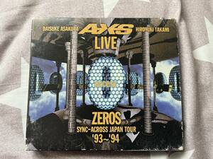1円開始【送料負担】access LIVE ZEROS SYNC-ACROSS JAPANTOUR '93～'94