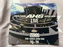 1円開始【送料負担】access LIVE ZEROS SYNC-ACROSS JAPANTOUR '93～'94_画像6