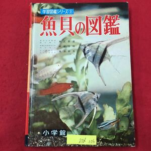 S7d-206 学習図鑑シリーズ3 魚貝の図鑑 昭和41年4月25日改訂9版発行 目次/海の美しい魚 淡水の美しい魚 深さによる魚分布 北日本の海産魚貝