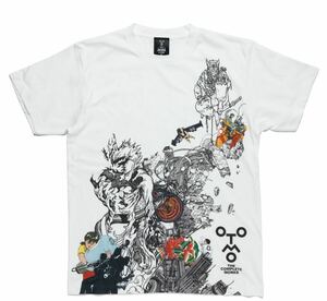 AKIRAセル画展 Tシャツ 【サイズ：XL】大友克洋 アキラ アキラセル画展　大友全集 数量限定