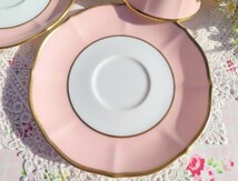 未使用☆Old Noritake Diamond Collection 豪華 ピンク カップ&ソーサー 2客セット ノリタケ_画像10