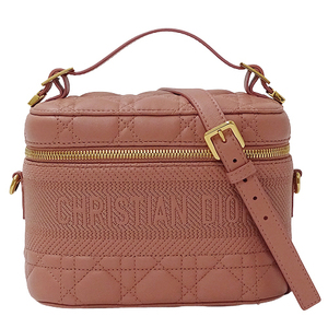 クリスチャンディオール Christian Dior バッグ レディース ブランド ハンドバッグ ショルダーバッグ 2way バニティ レザー カナージュ