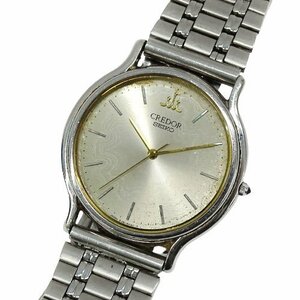 １円～ セイコー SEIKO クレドール 8J81-6A30 時計 メンズ ブランド クォーツ QA SS ベルト社外品 ジャンク品 (v0078364200)