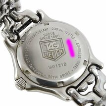 １円～ タグホイヤー TAG Heuer セルシリーズ プロフェッショナル 200M WG121D 時計 ボーイズ ブランド デイト クオーツ SS (v0078497400)_画像8