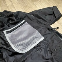 ★00s OLD UNIQLO マウンテンパーカー ナイロンジャケット ジップアップ メンズ サイズL アウター 黒 旧タグ オールド ユニクロ 古着 USED_画像8