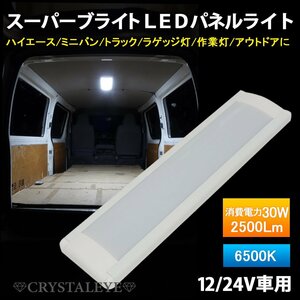 圧倒的な明るさ1円～ 12V/24V車用 スーパーブライトLEDパネルライト LEDルームランプ トラック 200系ハイエース キャンピングカー バン照明