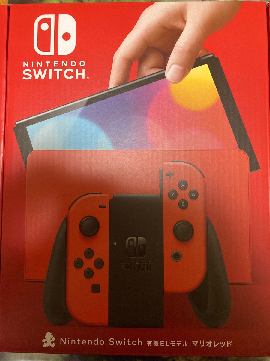 Nintendo switch 有機elモデル マリオレッドの新品・未使用品・中古品 