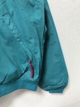 90's USA製 patagonia VINTAGE JKT M パタゴニア ビンテージ 裏フリース ナイロン ジャケット ブルゾン ターコイズブルー ダスパーカー_画像7