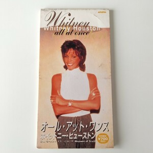 【8cmシングル】ホイットニー・ヒューストン/オ－ル・アット・ワンス(BVDA-701)WHITNEY HOUSTON/ALL AT ONCE/八月のラブソング