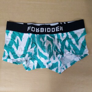 Mサイズ ローライズ ボクサーブリーフ FORBIDDEN メンズ 公式 正規品 グリーン ホワイト ブラック ビスコース アウトレット 管番： 8342