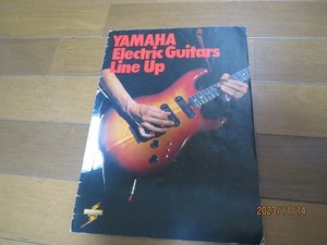 現状品　YAMAHA Electric Guitars Line Up カタログ　1978年　ヤマハ