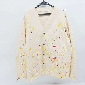 キャルオーライン ( CAL O LINE ) Encinitas別注 ENGINEERS JACKET PAINT / エンジニアジャケット ペイント WHITE - エンシニータス