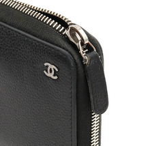 CHANEL シャネル ココマーク ラウンドファスナー 長財布 レザー ブラック 黒_画像4