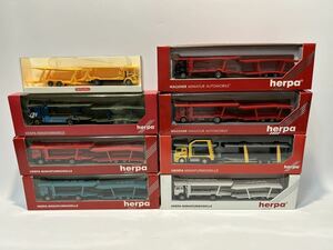 Wiking herpa 1/87 カートランスポーター キャリアカー メルセデス・ベンツ、MAN、IVECO ミニカー 一部サイドミラー等パーツ接着済み