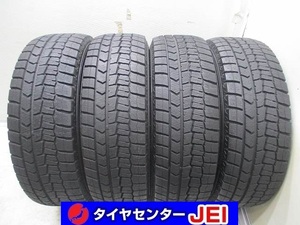 205-65R15 9.5-9分山 ダンロップ ウィンターマックス 2022年製 中古スタッドレスタイヤ【4本】送料無料(S15-6711）