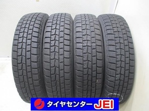 145-80R13 9分山 ダンロップ ウィンターマックス 2019年製 中古スタッドレスタイヤ【4本】送料無料(S13-6725）