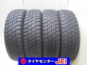 155-65R14 8.5分山 グッドイヤーアイスナビ6 2018年製 中古スタッドレスタイヤ【4本】送料無料(S14-6767）