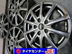 15インチ マナレイスポーツ 6J+52 114.3 ノア/ヴォクシー 中古アルミホイール【4本セット】送料無料(A15-4598）