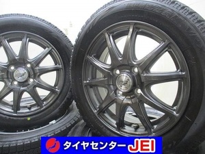 14インチ VRX 155/65R14 4.5J+45 100 軽自動車 バリ溝 中古スタッドレスタイヤアルミホイール【4本セット】 送料無料(SA14-3821）