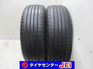 225-60R18 9-8.5分山 ダンロップ グラントレック 2021年製 中古タイヤ【2本】送料無料(M18-5665）