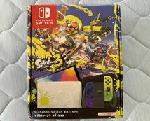 [開封品新品同様] Nintendo Switch 有機ELモデル スプラトゥーン3エディション_画像1