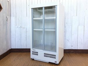 【2018年製/パナソニック/箱型冷蔵ショーケース/冷却内容積327L/SMR-H180NC/100V/キャスター付/H1400×750×550ｍｍ】ドリンク飲料ビール