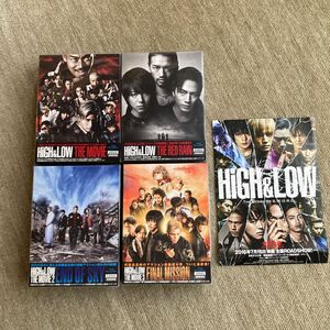 【初回豪華盤】HiGH&LOW THE MOVIE 4本セット（Blu-ray）★フライヤー