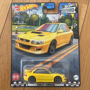 ホットウィール Hot Wheelsブールバード 98 スバル インプレッサ 22B-STi バージョンSubaru Impreza Version Boulevard