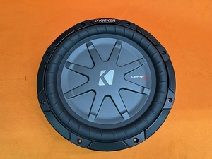 KICKER キッカー　　１０インチ薄型サブウーファー　　CWRT10　２Ω　DVC　　中古　美品です