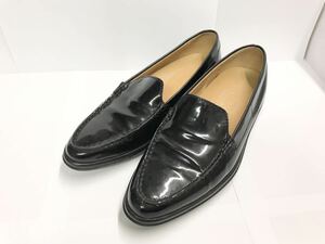 (D) TOD'S トッズ ドライビング ローファー 34 ブラック シューズ