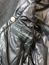 (D) DOLCE&GABBANA ドルチェ&ガッバーナ ウール MA-1ブルゾン 44 ジャケット_画像5