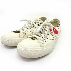 154s PLAY COMME des GARCONS × CONVERSE プレイコムデギャルソン コンバース CT70 1CL705 US9.5 28cm 箱無し ※中古