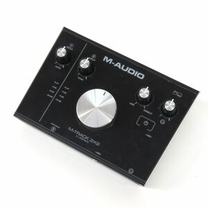 095s☆M-AUDIO エムオーディオ M-TRACK 2X2 オーディオインターフェース USBタイプ ※中古