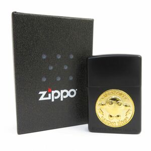 165s 【未使用】Zippo ジッポー 海物語 クジラッキー A ブラック オイルライター