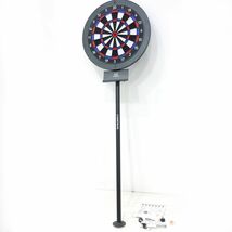 106 DARTSLIVE Home/ダーツライブホーム ダーツボード DLH-0000 ポールスタンド付 ※中古現状品_画像1