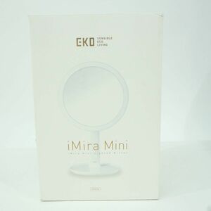 106 EKO イーケーオージャパン iMira MINI LIGHTED MIRROR イミラ ミニミラー ピンク ※中古