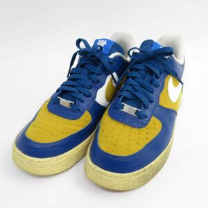 153 NIKE ナイキ UNDEFEATED AIR FORCE 1 LOW SP エアフォース ワン ロー DM8462-400 US8.5/26.5cm 箱無 ※中古
