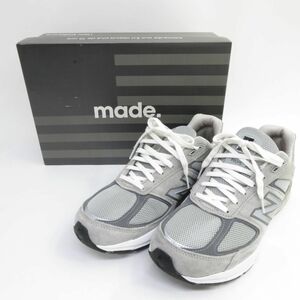 154s New Balance ニューバランス M990GL5 スニーカー US9.5 27.5cm 箱有 ※中古美品