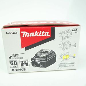 104 makita マキタ リチウムイオンバッテリー BL1860B 18V 6.0Ah ※中古美品