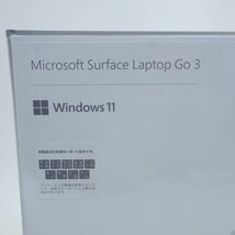 099【未開封】Microsoft/マイクロソフト Surface Laptop Go 3 XK1-00005 プラチナ i5/8GB/256GB ノートパソコン_画像6