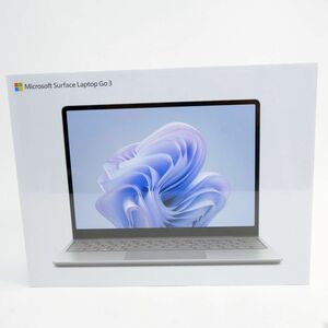 099s【未開封】Microsoft/マイクロソフト Surface Laptop Go 3 XK1-00005 プラチナ i5/8GB/256GB ノートパソコン