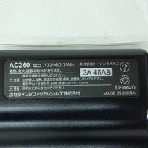 104【未使用】BURTLE バートル AC260 リチウムイオンバッテリー 13V ブラック_画像3