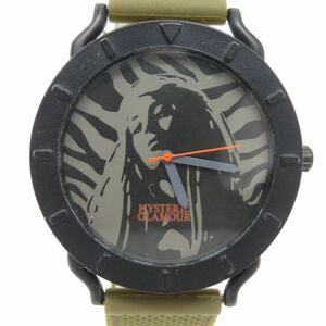 158 HYSTERIC GLAMOUR ヒステリックグラマー クォーツ腕時計 ※中古