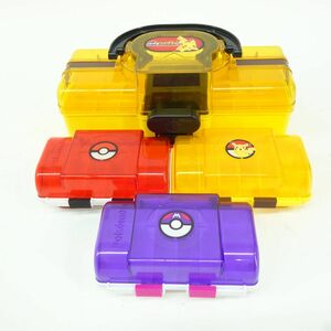 088 ポケットモンスター メザスタトランク・ボックス 4点セット まとめ ※中古