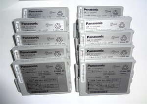 複数在庫　10個まとめ　Panasonic　Toughpad FZ-B2　FZ-M1 用　 純正バッテリー　FZ-VZSU94JS　7.2V　22Wh　未テストジャンク品